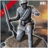 Set de cinq soldats Russes soviétique de l'Armée Rouge (WW2 URSS) (avec Mosin-Nagant + PPSh-41) (5)