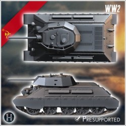 T-34/76 model 1941/42 Ekranami (with up-armour)