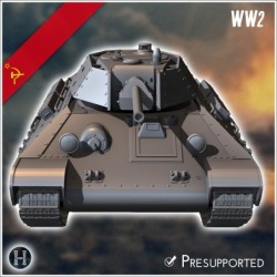 T-34/76 model 1941/42 Ekranami (with up-armour)