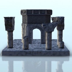 Desert mausoleoum ruins