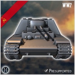 KV-7-2 (Object 227) U-14 76mm