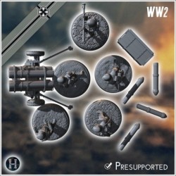 150 mm Nebelwerfer 41 lance-roquettes multiple