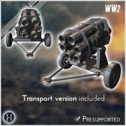 150 mm Nebelwerfer 41 lance-roquettes multiple