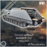 Waffenträger Grille 19 210mm on Tiger VK 45.01 (P) Porsche