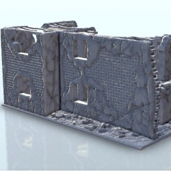 Destroyed brick building 8 |  | Hartolia miniatures