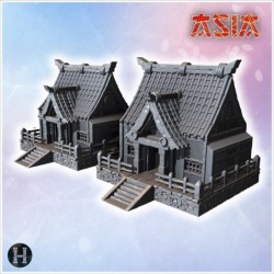 Traditional Japanese houses...