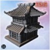 Traditional Japanese pagoda-style house with intricate wooden beams and decorative roof tiles (17)