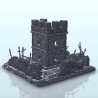 Brick tower in ruins 11