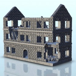 Ruin of brick building 15
