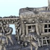 Desert houses with US modern soldiers |  | Hartolia miniatures
