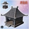 Asian warehouse with stone platform, access staircase and partial walls (33)