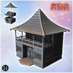 Single-storey Asian house...