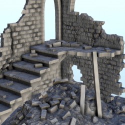 Corner ruins with stair 22