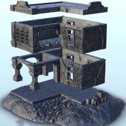 Brick building in ruins 21 |  | Hartolia miniatures