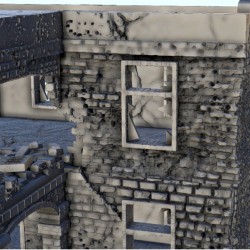 Brick building in ruins 21