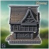 Compact medieval house with a steep roof and detailed wood and stone work (22)