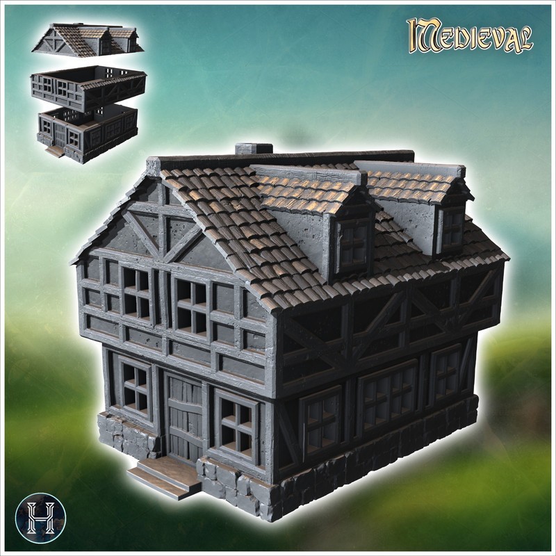 Boule à Neige Noël Mega Format – Chanteurs De Noël Devant Maison à Colombages | Décoration Blanche Carrée 150 Mm | Idée Cadeau Nostalgique