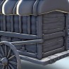 Set of medieval carriages
