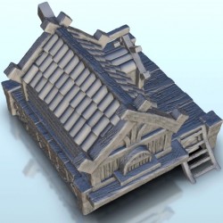 Traditionnal house on stone plateform 3 |  | Hartolia miniatures