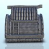Traditionnal house with logs 4 |  | Hartolia miniatures