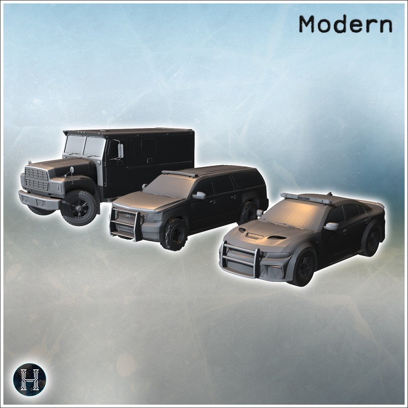 Modern police vehicle (incl. Chevrolet Tahoe and Dodge Charger) (6)