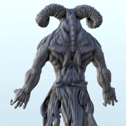 Bestial demon with horns