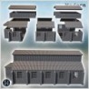 Large industrial building with stone base and corrugated roof (9)