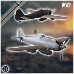 Avions de chasse Focke-Wulf...