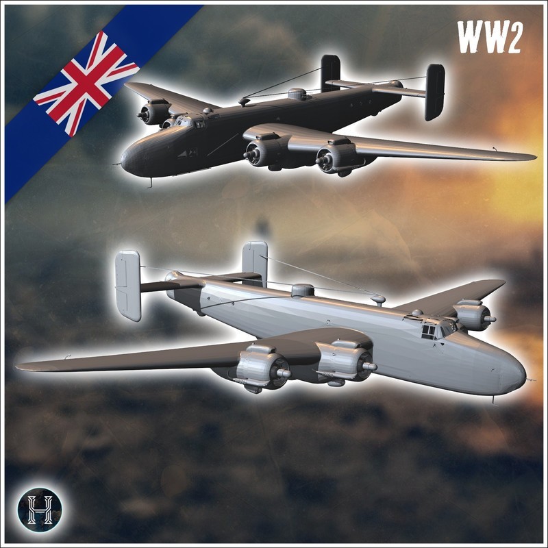 Handley Page Halifax four-engined heavy bomber aircraft (5)