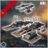 Assembly or repair lines of Soviet T-34 tanks with spare parts (3)