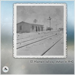 Station ferroviaire désertique avec poste de garde (El-Alamein, Egypte) (27)