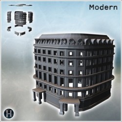 Set de bâtiment modernes à...