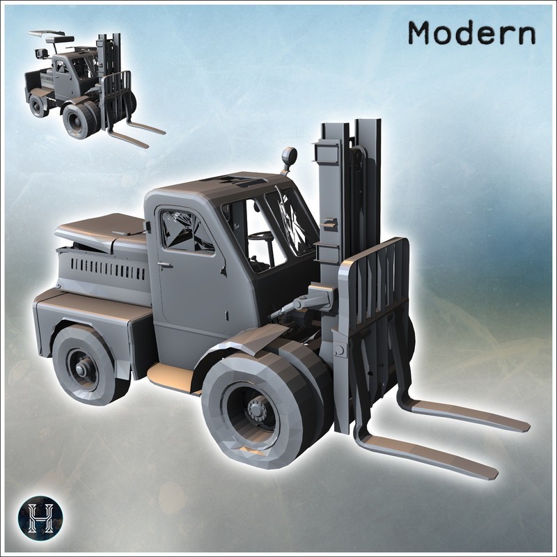 AP-4045 Lvov AP 4045 Soviet forklift (1)