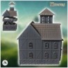 Large medieval house with entrance platform and tiled roof (1)