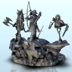 Trio d'archers morts-vivants