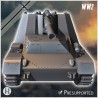 Hummel 150mm (18M Sf auf Geschutzwagen III-IV) (Sd.Kfz. 165) (late version)