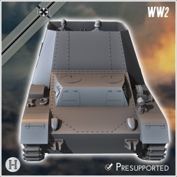 Hummel (auf Geschutzwagen III-IV) (munition carrier version)