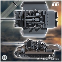 88 mm FlaK 41 auf Sonderfahrgestell (Pz.Sfl.IVc) (Grille 10)