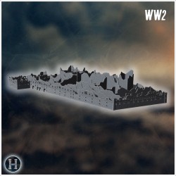 Pack de ruines de l'abbaye de Monte... - STL 3D | Hartolia Miniatures
