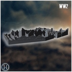 Pack de ruines de l'abbaye de Monte... - STL 3D | Hartolia Miniatures