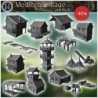 Pack de village médiéval No. - STL 3D Médiéval | Hartolia Miniatures