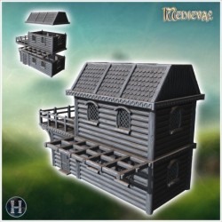 Pack de village médiéval No. - STL 3D Médiéval | Hartolia Miniatures