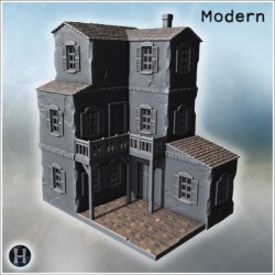 Pack de village moderne No. - STL 3D Moderne | Hartolia Miniatures