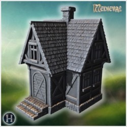 Pack de village médiéval No. - Fichier STL 3D | Hartolia Miniatures