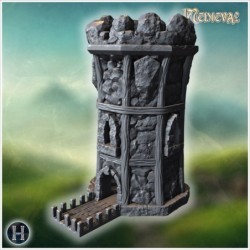 Pack de village médiéval No. - Fichier STL 3D | Hartolia Miniatures
