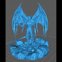 Winged demon with tail |  | Hartolia miniatures