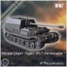 Pack allemand WW2 No. 12 - Tiger... - STL 3D | Hartolia Miniatures