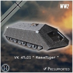 Pack allemand WW2 No. 12 - Tiger... - STL 3D | Hartolia Miniatures