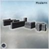 Modern city pack No. - 3D STL File (28mm (1:56)) | Hartolia Miniatures