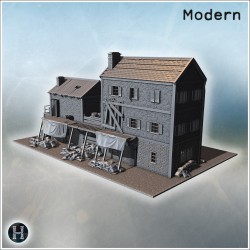 Modern city pack No. - 3D STL File (28mm (1:56)) | Hartolia Miniatures
